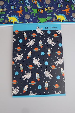 3 Adet A4 Defter Seti Astro Dino Explorer Collection 2 Adet Çizgili Defter Ve 1 Adet Kareli Defter 80 Yaprak Altın