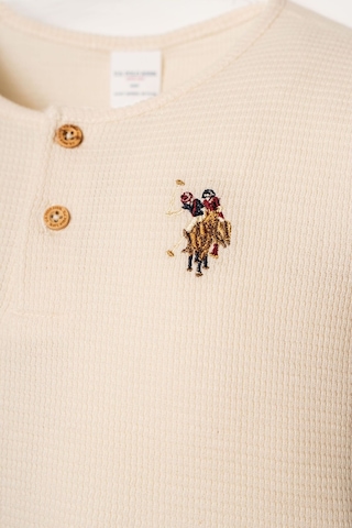 U.s. Polo Assn. Erkek Bebek Krem Şort Takım Krem