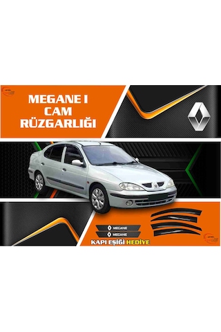 Renault Megane 1 Cam Rüzgarlığı 4'lü Takım