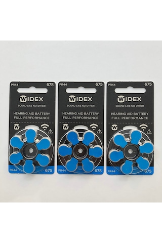 WİDEX İŞİTME CİHAZI 675 NUMARA PİL 3 PAKET