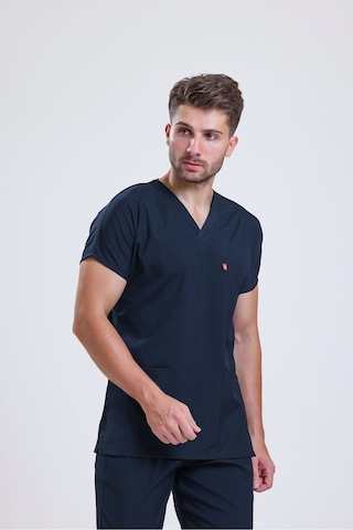 Likralı Üniforma Unisex Lacivert