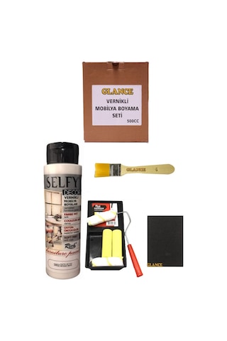 Rich Selfy Decor 500 Cc Antik Beyaz Kendinden Vernikli Mobilya Boyama Seti 11409 Çok Renkli