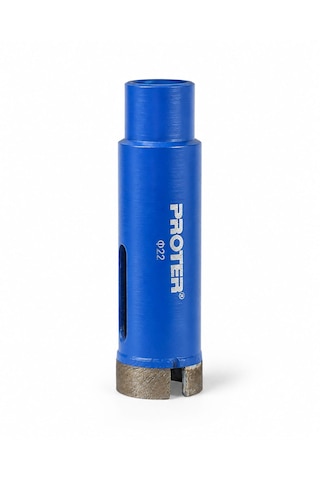 Proter 22 Mm Elmas Uçlu Granit-mermer Delici Panç
