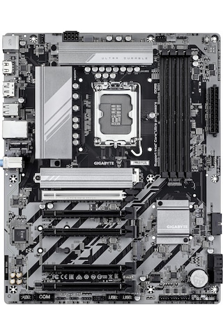Gigabyte B860 Ds3h Ddr5 9066mhz Oc M.2 Hdmı/dp/usb-c Pcıe 5.0 1851p Atx Anakart