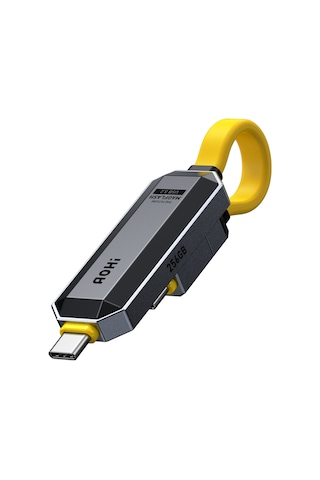 Aohi The Future Magflash 256gb Usb-c Mikro Ssd Flash Bellek Ve Şarj Kablosu, 1000mb/s Veri Aktarım -