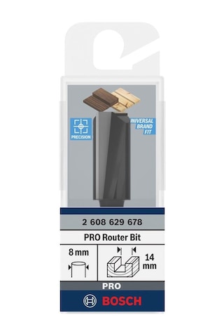 Bosch Pro 14x30 Mm Ahşap Düz Freze Ucu 2608629678