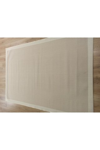 Çam Halı Sisal 9427 Krem / Bej Bordürlü Jüt Sisal Kilim - 120x180