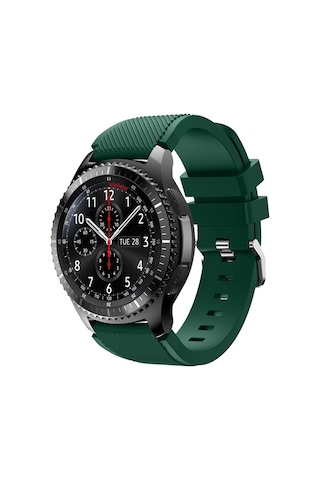 E2m Huaweı Watch 22mm Krd-12 Frontier Silikon Koyu Yeşil Kordon