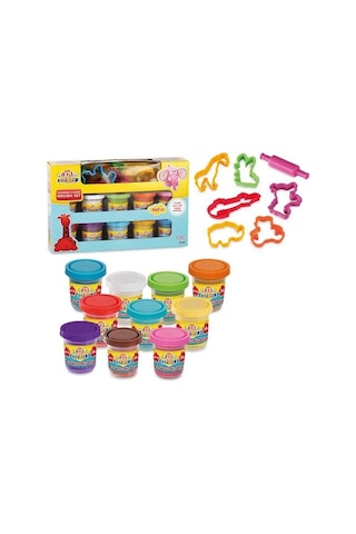 03290 Art Craft 16 Parça Hamur Seti-rengarenk / 560 Gr Çok Renkli