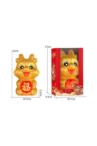 Plastik Dragon Piggy Bank Yaratıcı Dragon Heykeli Para Kutusu Çocuklar İçin Nakit Para Depolama Doğum Günü Yeni Yıl Hediyeleri A