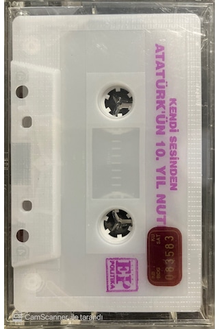 Plak Değildir Kaset Tir Kendi Sesinde Atatürk'ün 10. Yıl Nutku