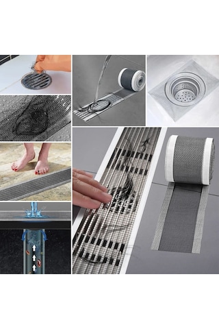 Buffer Kendinden Yapışkanlı Giderlere Haşere Önleyici Bant 2mt Gri