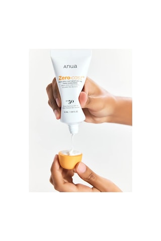 Anua Zero-cast Moisturizing Finish Sunscreen - Nemlendirici Güneş Kremi Spf50 50 Ml