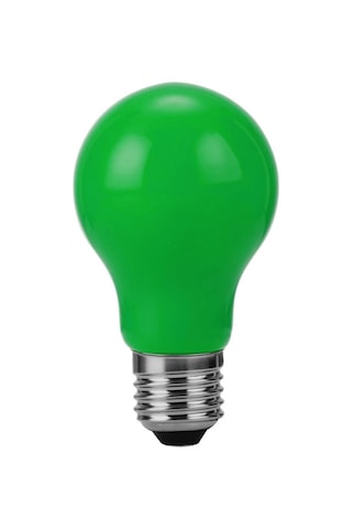 1 Adet 10 Watt Yeşil Işık E27 Duy Led Ampul, Sarı Işık 10 Watt Tasarruflu Led Ampul, 10 Watt