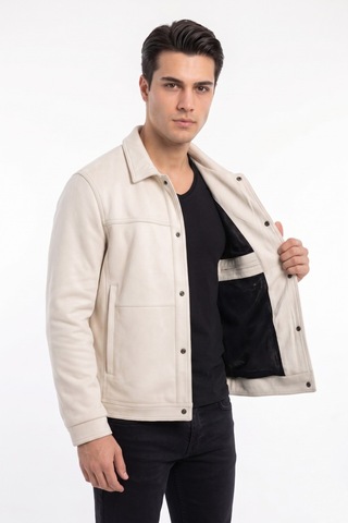 Dynamo Erkek Siyah Regular Fit Mevsimlik Süet Spor Mont Bgl-st05437 Taş