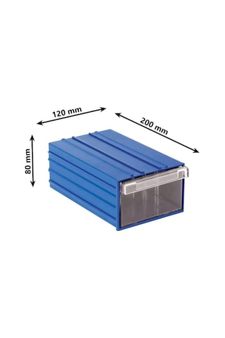 Sembol 120 Plastik Çekmeceli Kutu 200x120x80mm 40 Adet