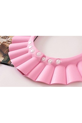 Bebek Banyo Şapkası Siperi Köpük Siperlik Pembe Çok Renkli