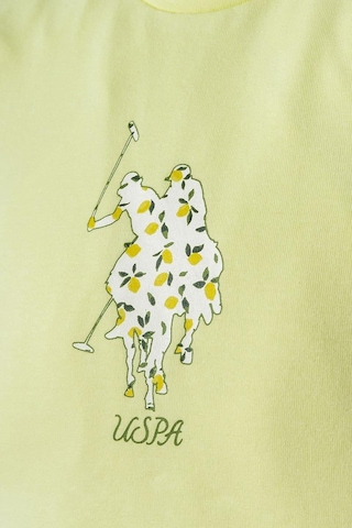 U.S. Polo Assn. Erkek Bebek 2 Li T-şhirt Takım Sarı-2355 Sarı