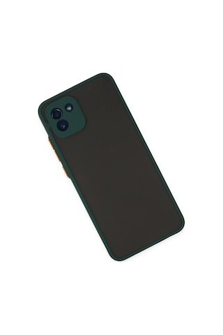 Gld-spt- Newface Samsung Uyumlu Galaxy A03 Kılıf Montreal Silikon Kapak - Yeşil