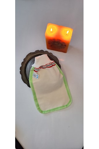 Eker-yeşil Biyeli Hızlıgiy Kese-banyo Ve Duş Kesesi-lastikli Kese