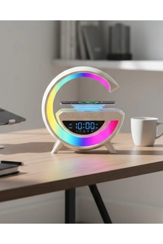 Home Modern Rgb Işıklı Kablosuz Hoparlör Uzun Süreli Müzik Keyfi