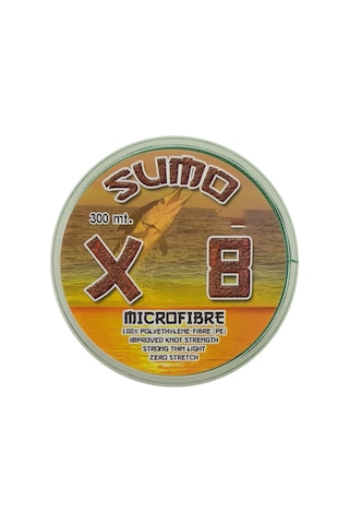 Effe Sumo X8 İp Misina 300m Polietilen Microfiber İp Misina Yeşil 0,06 Mm