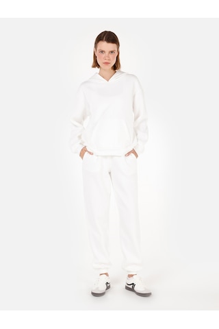 Colins Beyaz Kadın Eşofman Altı Cl1065686 Q1.v2 Wht Beyaz