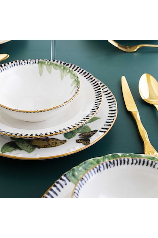 Acar Dexter 24 Parça 6 Kişilik Porselen Yemek Takımı