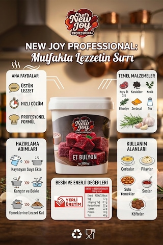 Et Bulyon Toz 1000 Gr Et Suyu Toz Bulyon Beef Bouillon