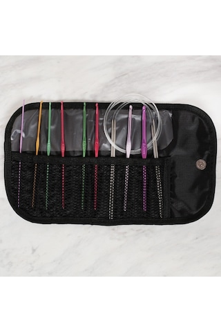 Loren Çantalı Tığ Ve Örgü Aksesuarları Seti