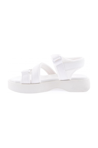 Dgn 4830-22y Kadin Cirt Bantli Kalin Taban Sandalet 4830-2027-R0198 Beyaz
