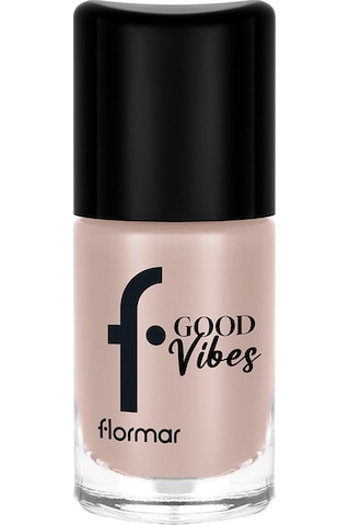 Flormar Good Vibes Yüksek Pigmentli & Parlak Bitişli Nefes Alabilen Oje 014 Natural Song