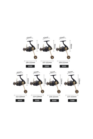 Tenfowee Df Serisi Uzak Mesafe Atış Metal Makaralı Olta Makinesi - 13+1bb Bilyeli Yüksek Performans