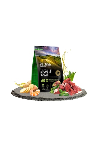 Profine Hipoalerjenik Light Kilo Kontrolü Kuzulu Yetişkin Köpek Maması 12 KG