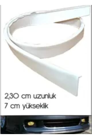 Beyaz Tampon Altı Lip En:7cm Boy: 230cm Tüm Araçlara Uygun