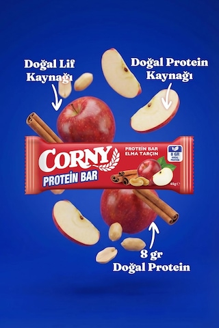 Corny Protein Bar Elma Tarçın 45gr X 12 Adet