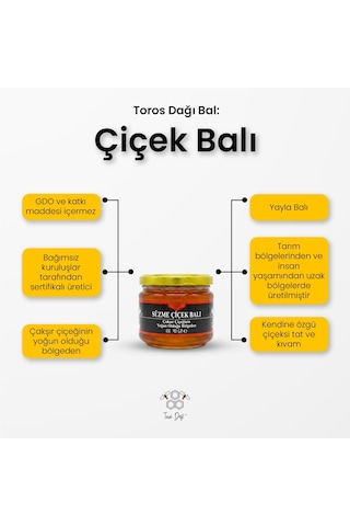 Toros Dağı Çakşır Çiçeğinin Yoğun Olduğu Çiçek Balı 400 G