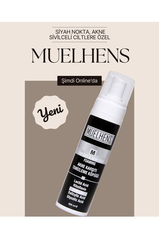 Muelhens Akne Karşıtı Yüz Temizleme Köpüğü 200 ML