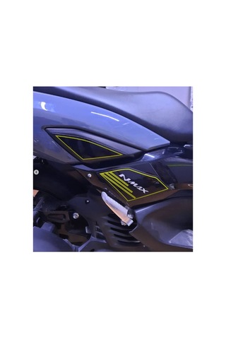 Hades Yamaha Nmax 2021 Uyumlu Tank Pad Seti Kırmızı Depo Koruma Siyah