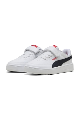 Puma Court Classic Clean Ac+ Ps Çocuk Beyaz Sneaker Ayakkabı 40375110