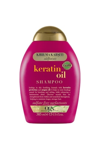 OGX Kırılma Karşıtı Keratin Oil Sülfatsız Şampuan 385 ML