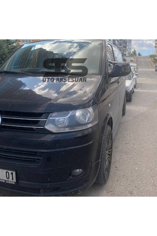 Transporter T6-t7 Uyumlu Yarasa Batman Ayna Kapağı Plastik Piano Black 2010-2022 Transporter T6 Ayna