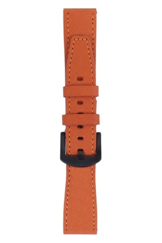 Fro Lw38-43 20 Mm Hakiki Deri Safiano Turuncu Kordon Siyah Toka