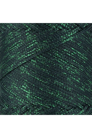 Sensy Premium Simli 200 Gr Polyester Makrome Ipi Yeşil 2 Mm - 230 M Supla Ip Ve Çanta İpliği