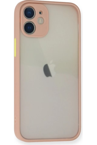 Gld-spt- Newface Apple Uyumlu iPhone 11 Pro Max Kılıf Montreal Silikon Kapak - Pembe
