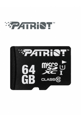 Patriot Lx Series Sdxc 64 Gb Cl10 Hafıza Kartı Adaptörlü