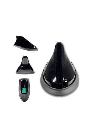 İthal Piano Black Balık Sırtı Shark Anten Elektrikli