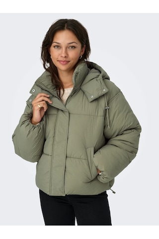 Only Onlhope Short Puffer Kadın Şişme Mont 15322013 Yeşil