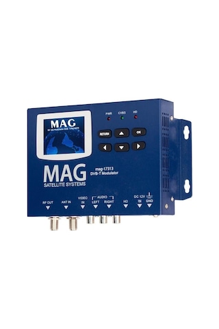 Mag Mg-17313 Lcd Ekranlı Hd-rf Converter Full Hd Dvb-t Encoder Modülatör Dvb-t/av/hdmı