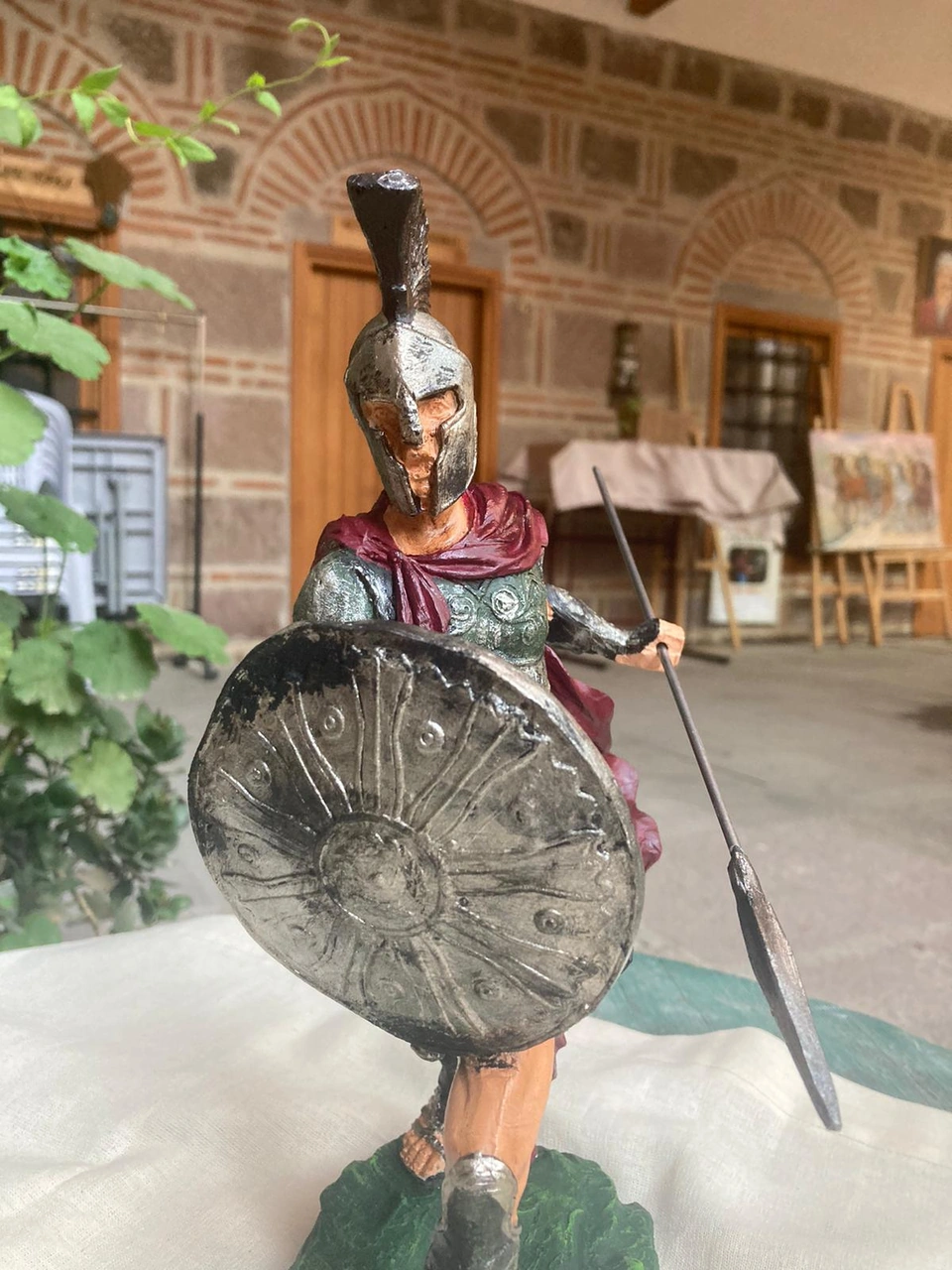 Achilles Savaşçı Biblo - Efsanevi Kahraman Heykeli